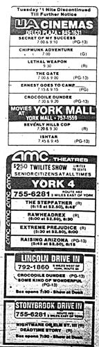 Movie listings (Jim McClure's blog) submitted